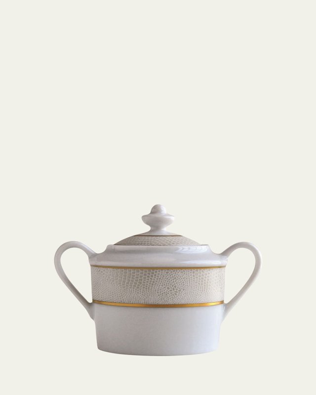 Sauvage White Sugar Bowl